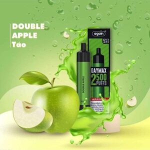 again daymax 2500 puffs disposable vape double apple flavour Vape Dubai | Buy Vape Online in UAE - SmokeFree
