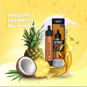 again daymax 2500 puffs disposable vape pineapple coconut flavour Vape Dubai | Buy Vape Online in UAE - SmokeFree