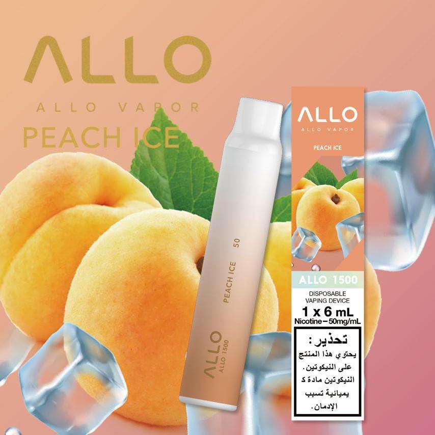 allo disposable vape 1500 puffs peach ice Vape Dubai | Buy Vape Online in UAE - SmokeFree