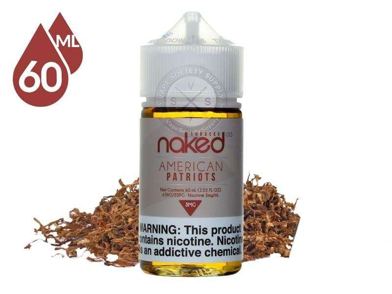 american patriots naked 100 tobacco 60ml Vape Dubai | Buy Vape Online in UAE - SmokeFree