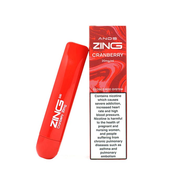 ANDS Zing Cranberry 20mg/ml-500 puffs