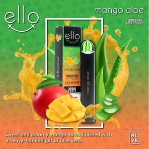 blvk ello disposable vape 2500 puffs mango aloe flavour Vape Dubai | Buy Vape Online in UAE - SmokeFree