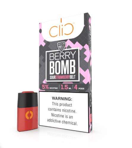 Clic Berry Bomb iced by VGOD Pods