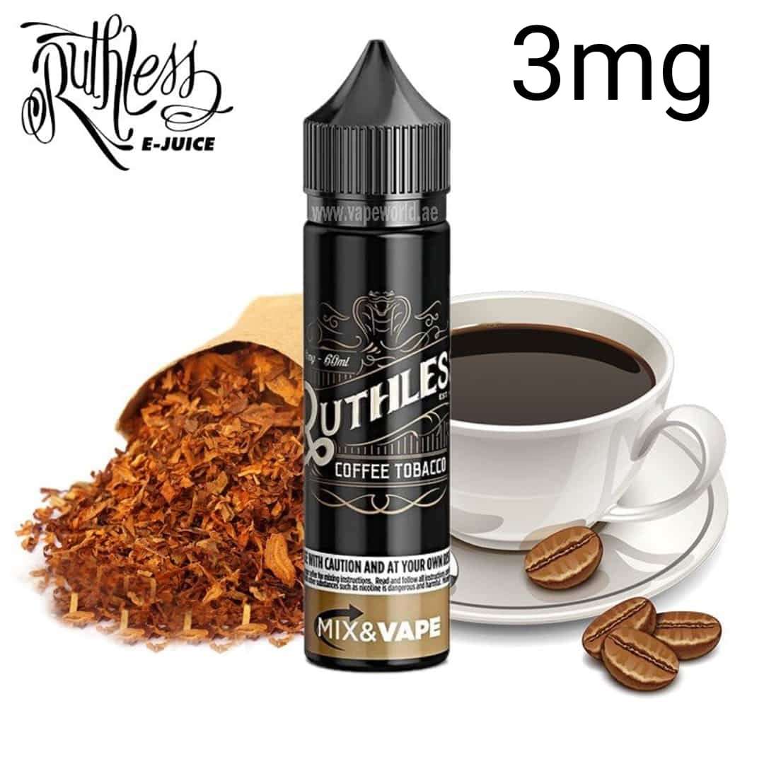 Coffee Tobacco e-liquid by Ruthless vapor 60ml