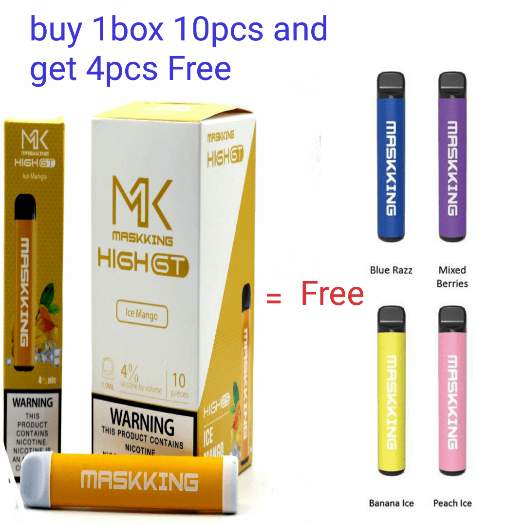 Disposable massking vape buy 1 box and get 4 pcs free
