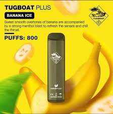 Disposable tugboat plus banana ice