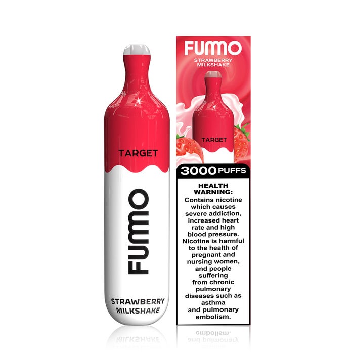 fummo target strawberry milkshake 20mg ml 3000 puffs Vape Dubai | Buy Vape Online in UAE - SmokeFree