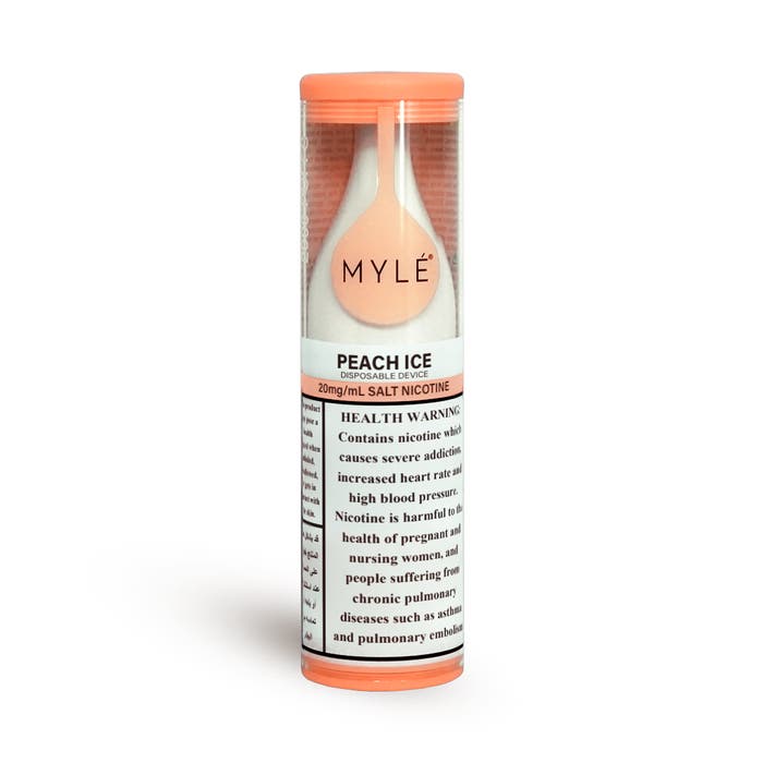 Myle Drip Peach Ice 20mg/ml-2500 puffs