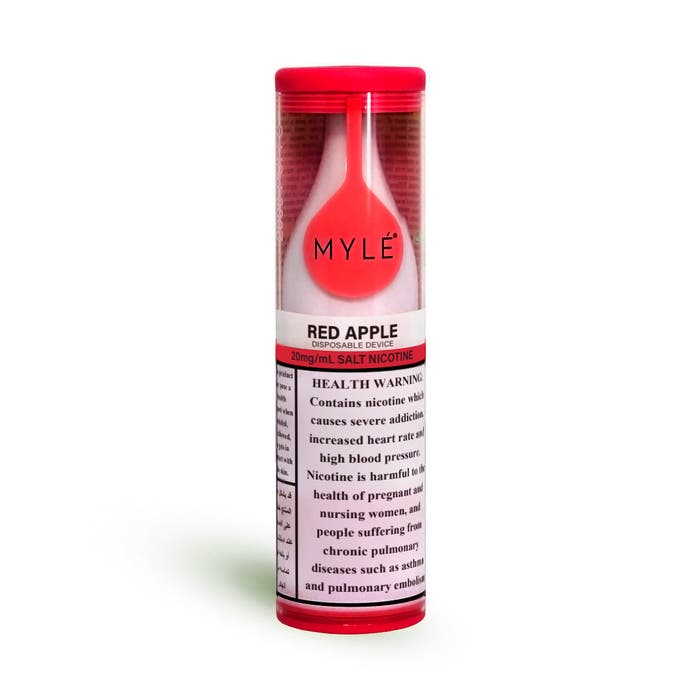 myle drip red apple 20mg ml 2500 puffs Vape Dubai | Buy Vape Online in UAE - SmokeFree