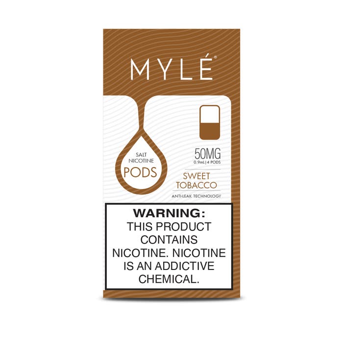Myle V4 Sweet Tobacco 4 x 0.9ml Pods – 50mg/ml