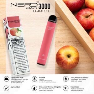 nerd bar 3000 puffs disposable pod vape fuji apple flavour Vape Dubai | Buy Vape Online in UAE - SmokeFree