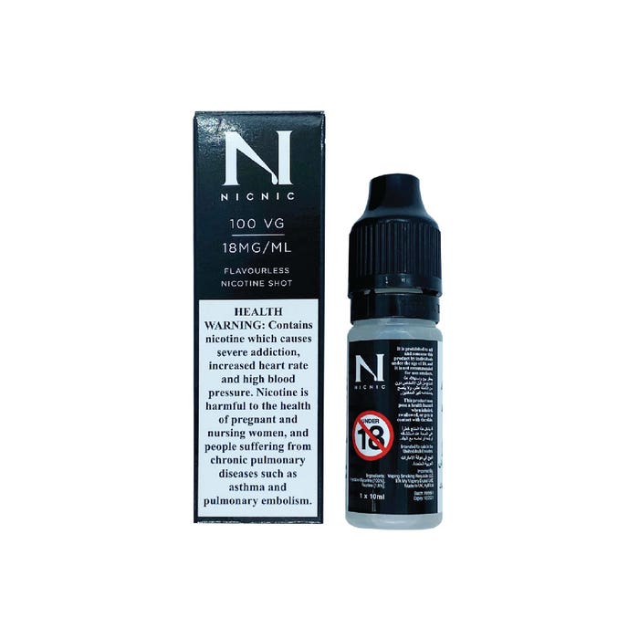 Nic Nic Nicotine Shot 100VG-18mg/ml