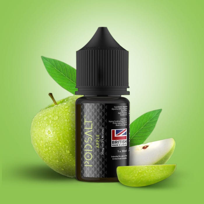 Pod Salt Apple 30ml Nicotine Salt E-Liquid (UAE) – 20mg