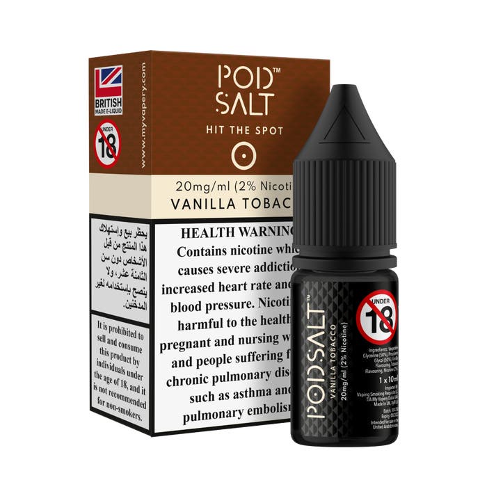 pod salt core vanilla tobacco 20mg ml 10ml Vape Dubai | Buy Vape Online in UAE - SmokeFree