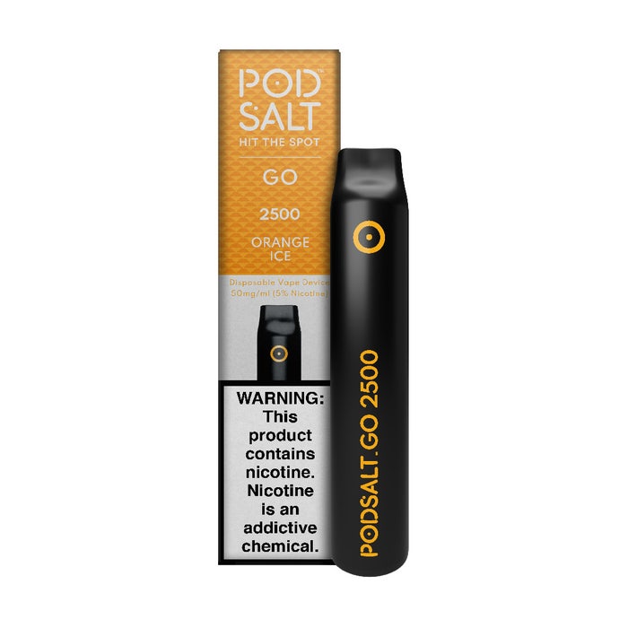 Pod Salt Go Orange Ice-50mg/ml-2500 puffs