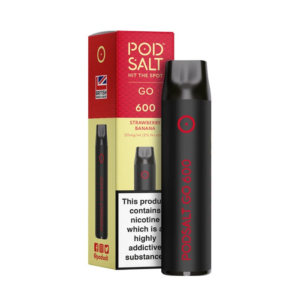 pod salt go strawberry banana 50mg ml 600 puffs Vape Dubai | Buy Vape Online in UAE - SmokeFree