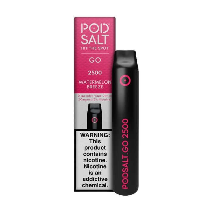 Pod Salt Go Watermelon Breeze-50mg/ml-2500 puffs