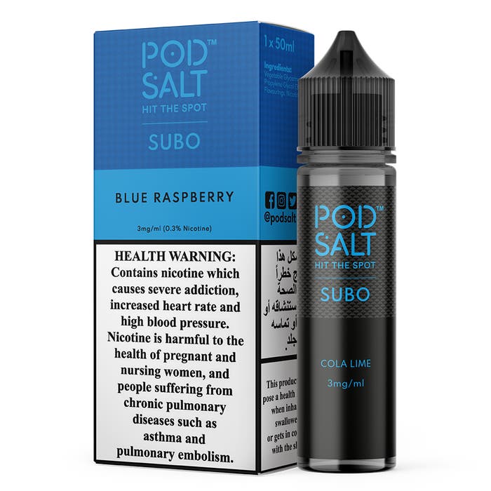 Pod Salt Subo Blue Raspberry 3mg/ml-50ml
