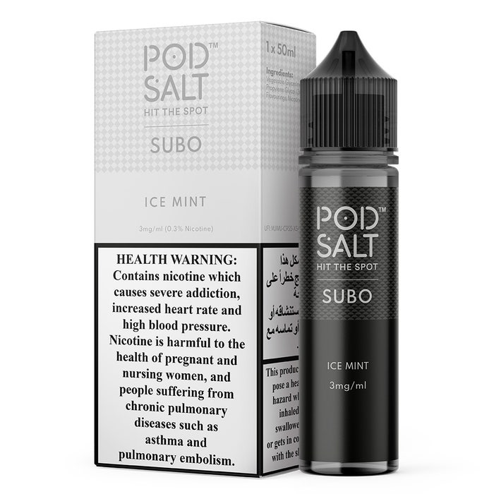 pod salt subo ice mint 3mg ml 50ml Vape Dubai | Buy Vape Online in UAE - SmokeFree
