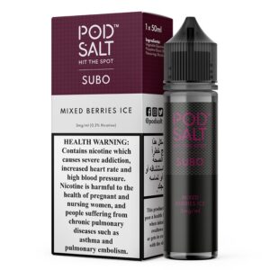 pod salt subo mixed berries ice 3mg ml 50ml Vape Dubai | Buy Vape Online in UAE - SmokeFree