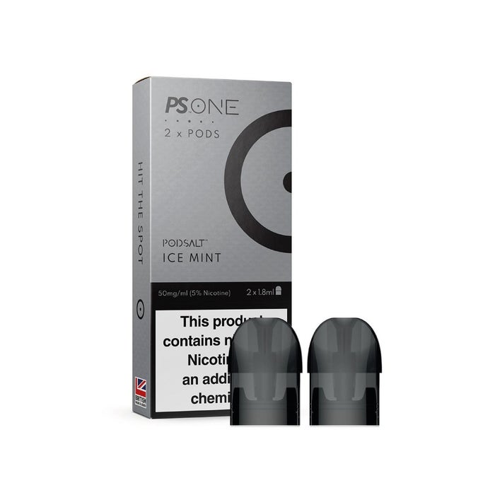 PS One Ice Mint 2 x 1.8ml Pods – 50mg/ml