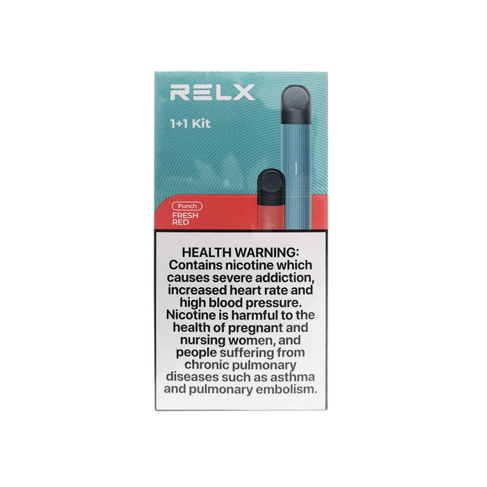 RELX Essential Blue Pod Pro + Punch Fresh Red 1+1 Starter Kit