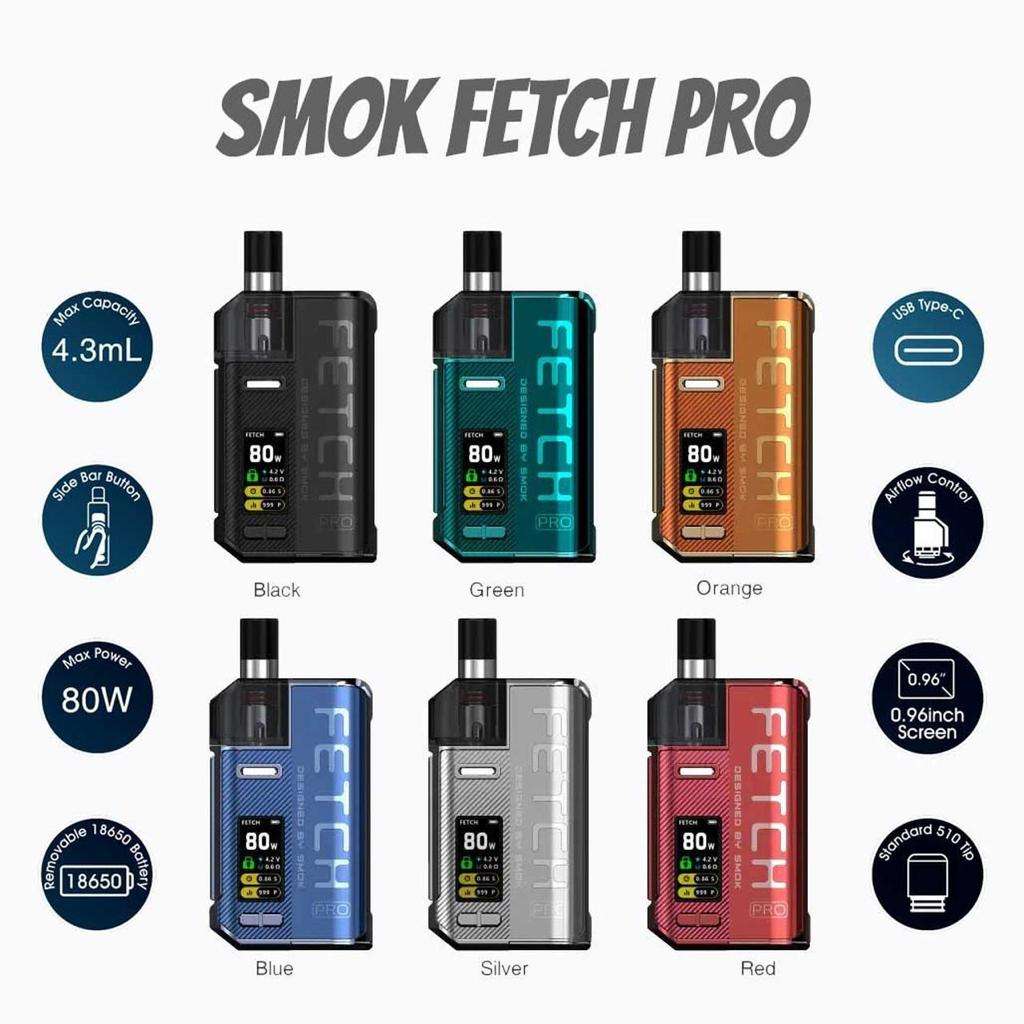 SMOK FETCH pro device 80watt mix colour
