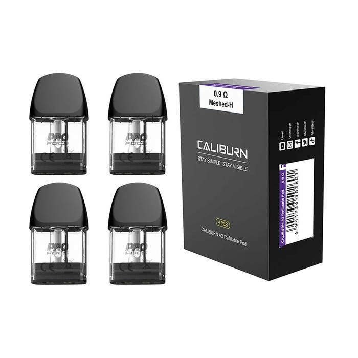 Uwell Caliburn A2 Refillable Pod Meshed Coil 0.9 Ohm 4/Pack