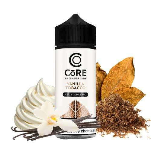 vanilla tobacco by core dinner lady e juice 120ml Vape Dubai | Buy Vape Online in UAE - SmokeFree