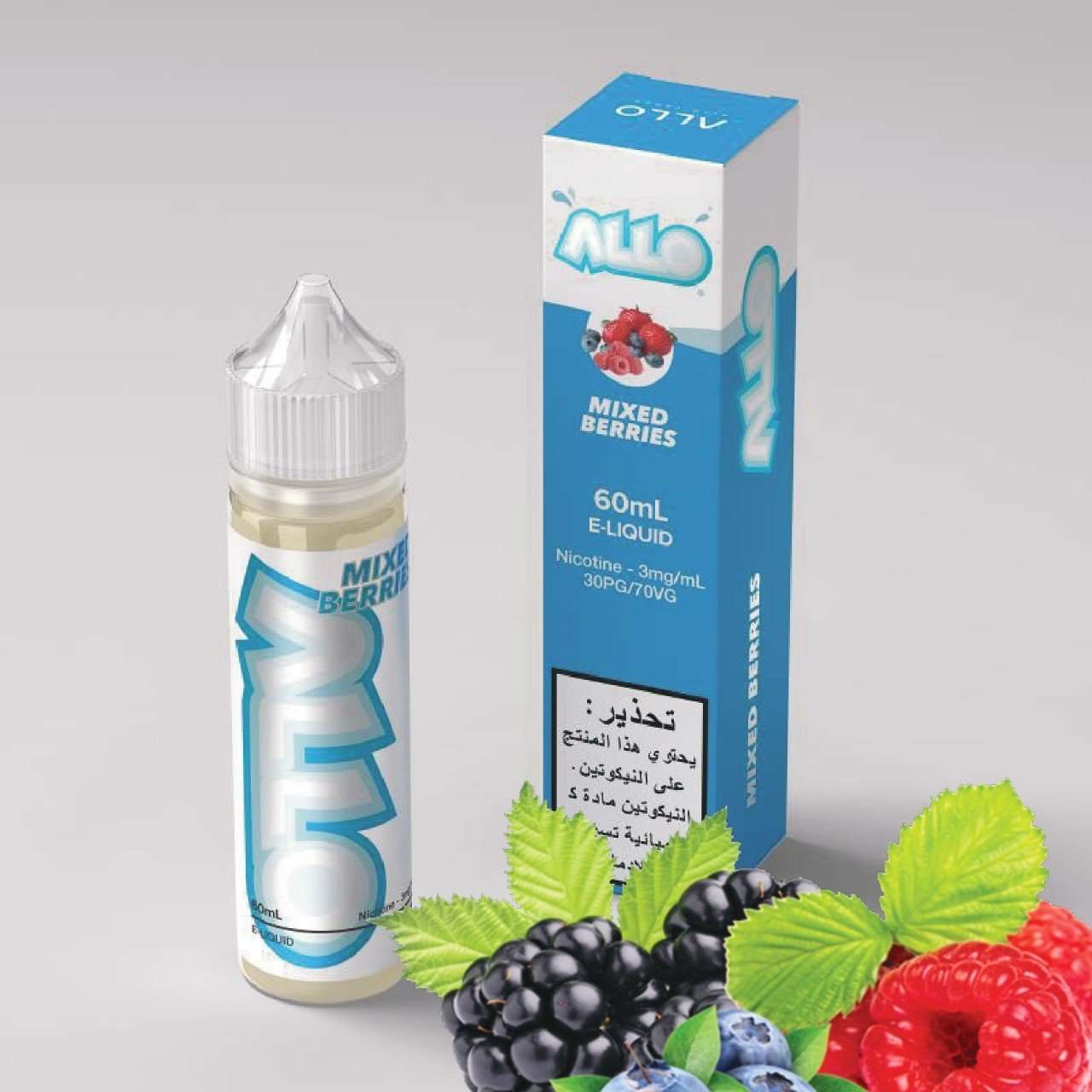 Vape e-liquid Allo brand Mixed berris 60ml 3mg