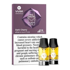 vuse epod caps dark cherry 2 x 18mg ml Vape Dubai | Buy Vape Online in UAE - SmokeFree