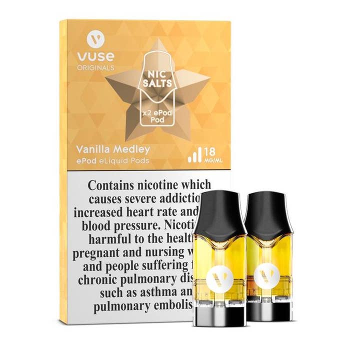 vuse epod caps vanilla medley 2 x 18mg ml Vape Dubai | Buy Vape Online in UAE - SmokeFree