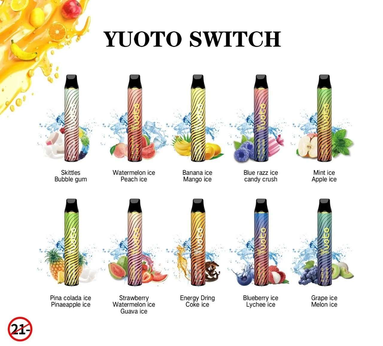Yuoto switch disposable 3000puffs