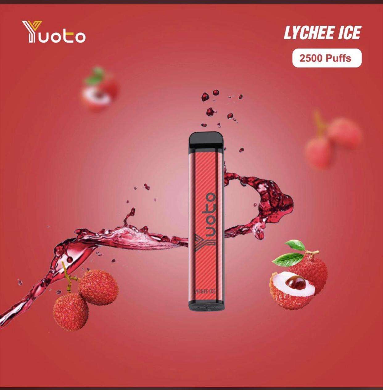 Yuoto xxl disposable lychee ice 2500 puffs
