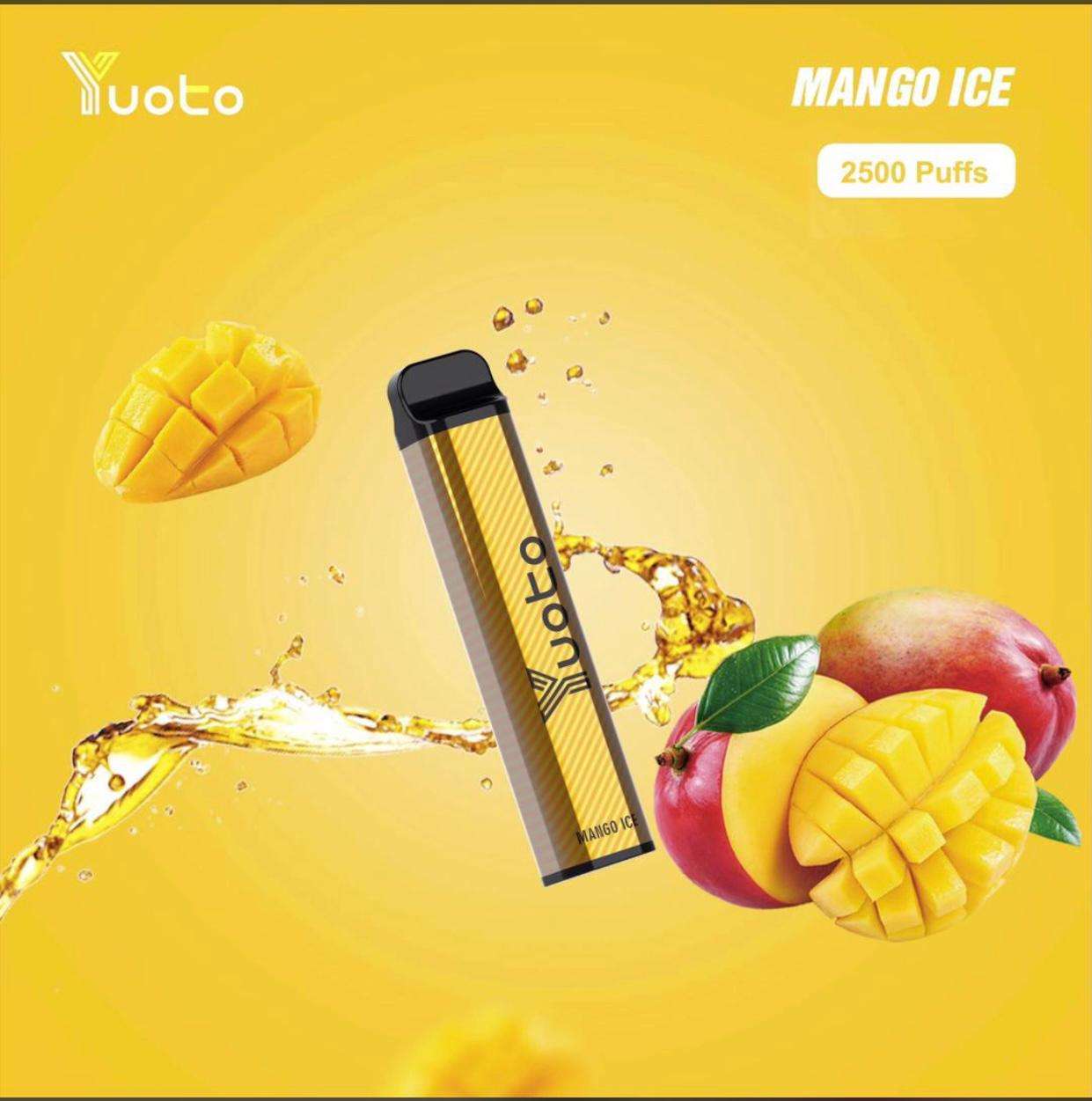 Yuoto xxl disposable mango ice 2500 puffs