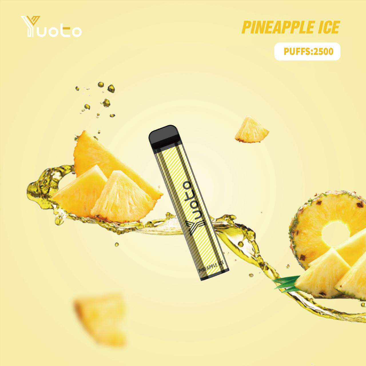 Yuoto xxl disposable pineapple ice 2500 puffs