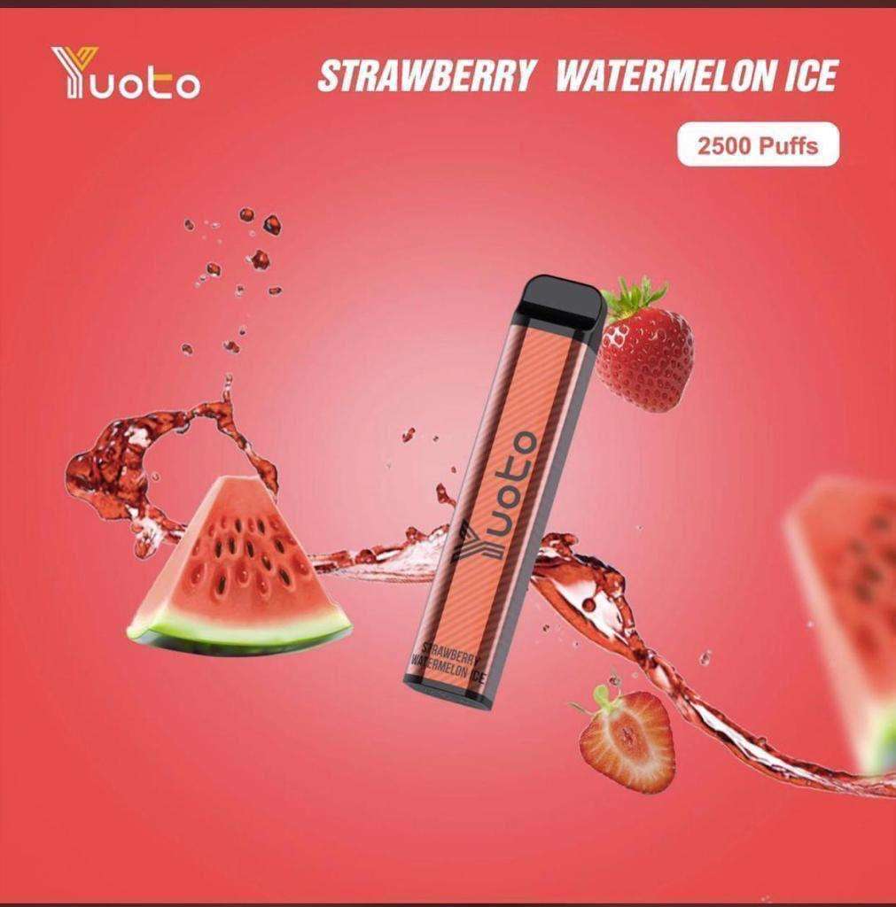 yuoto xxl disposable vape 2500 puffs strawberry watermelon ice flavor Vape Dubai | Buy Vape Online in UAE - SmokeFree