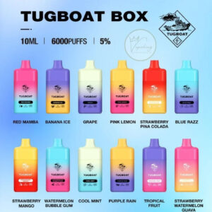 Tugboat Box Disposable Vape 6000 Puffs in Dubai UAE