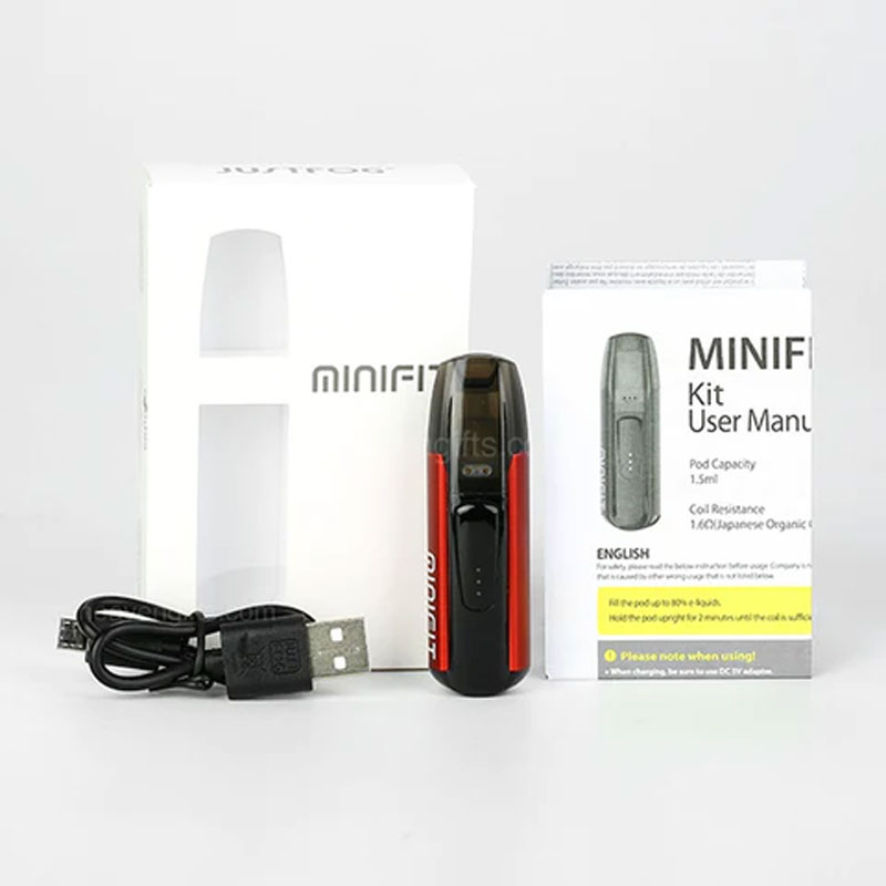 Justfog-Portable-Minifit-Pod-System-Kit-Includes