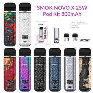 SMOK Novo X 25W Pod Kit 800mAh Vape Dubai | Buy Vape Online in UAE - SmokeFree