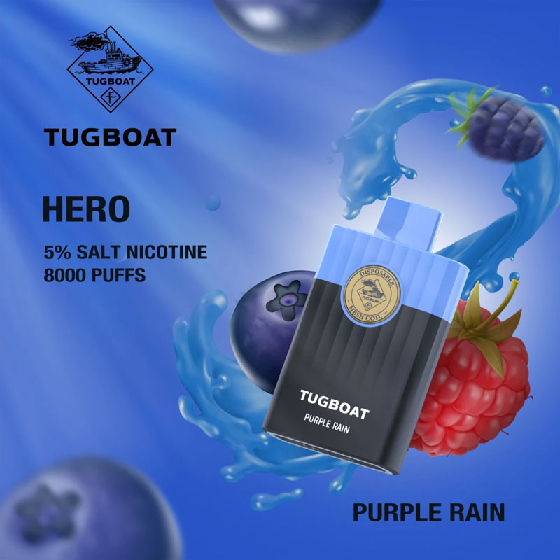 TUGBOAT-HERO-8000-PUFFS-Purple-Rain