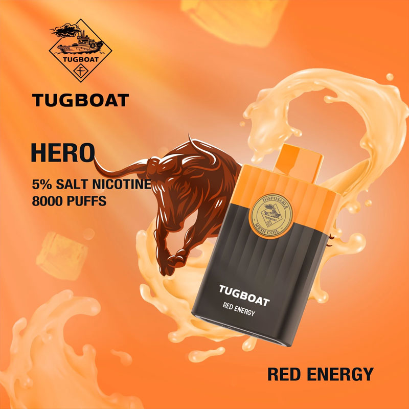 TUGBOAT-HERO-8000-PUFFS-Red-Energy