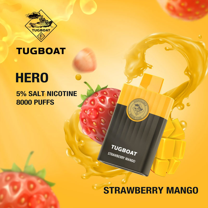 TUGBOAT-HERO-8000-PUFFS-Strawberry-Mango