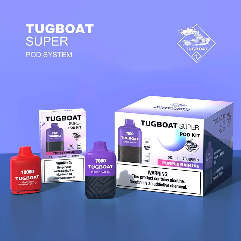 Tugboat Super Pod Elf Pen Kit 12000 Puff Bar Disposable E Cigarette Vapes Vape Dubai | Buy Vape Online in UAE - SmokeFree