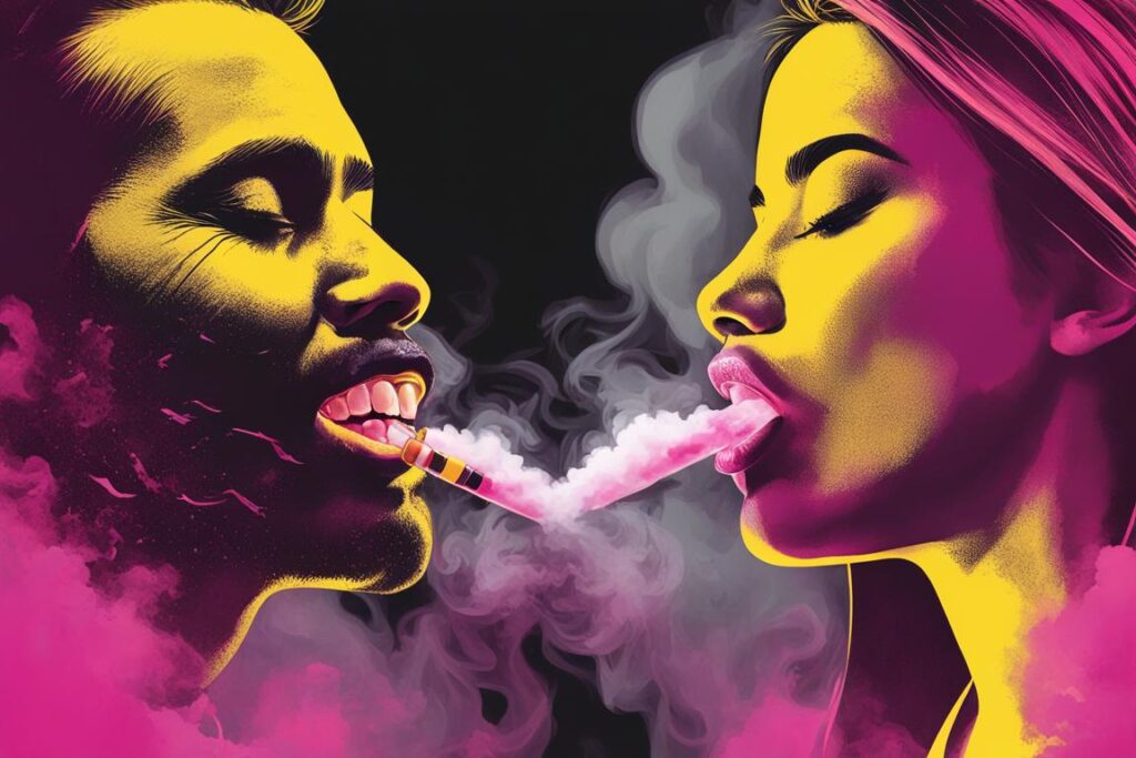 oral health implications of kissing vapers
